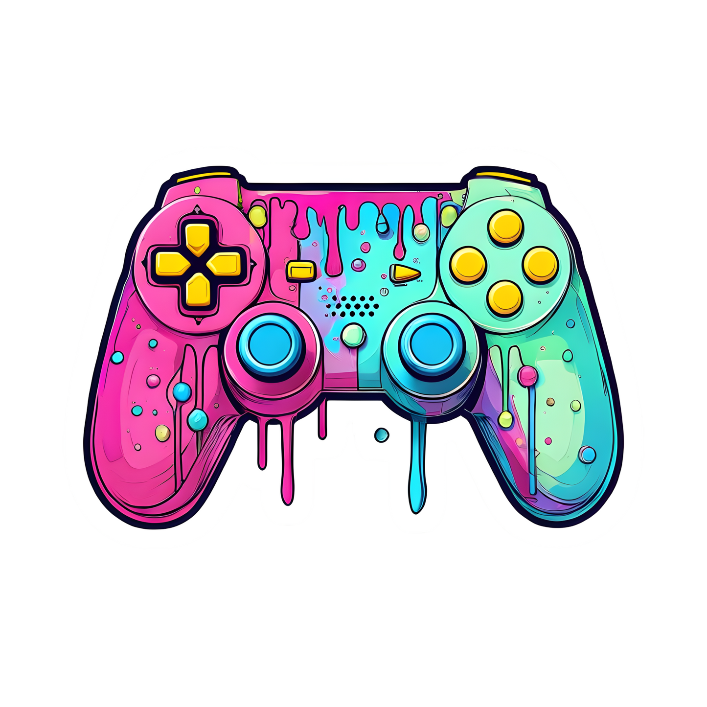 Gamepad-sticker - voor alle consolegamers