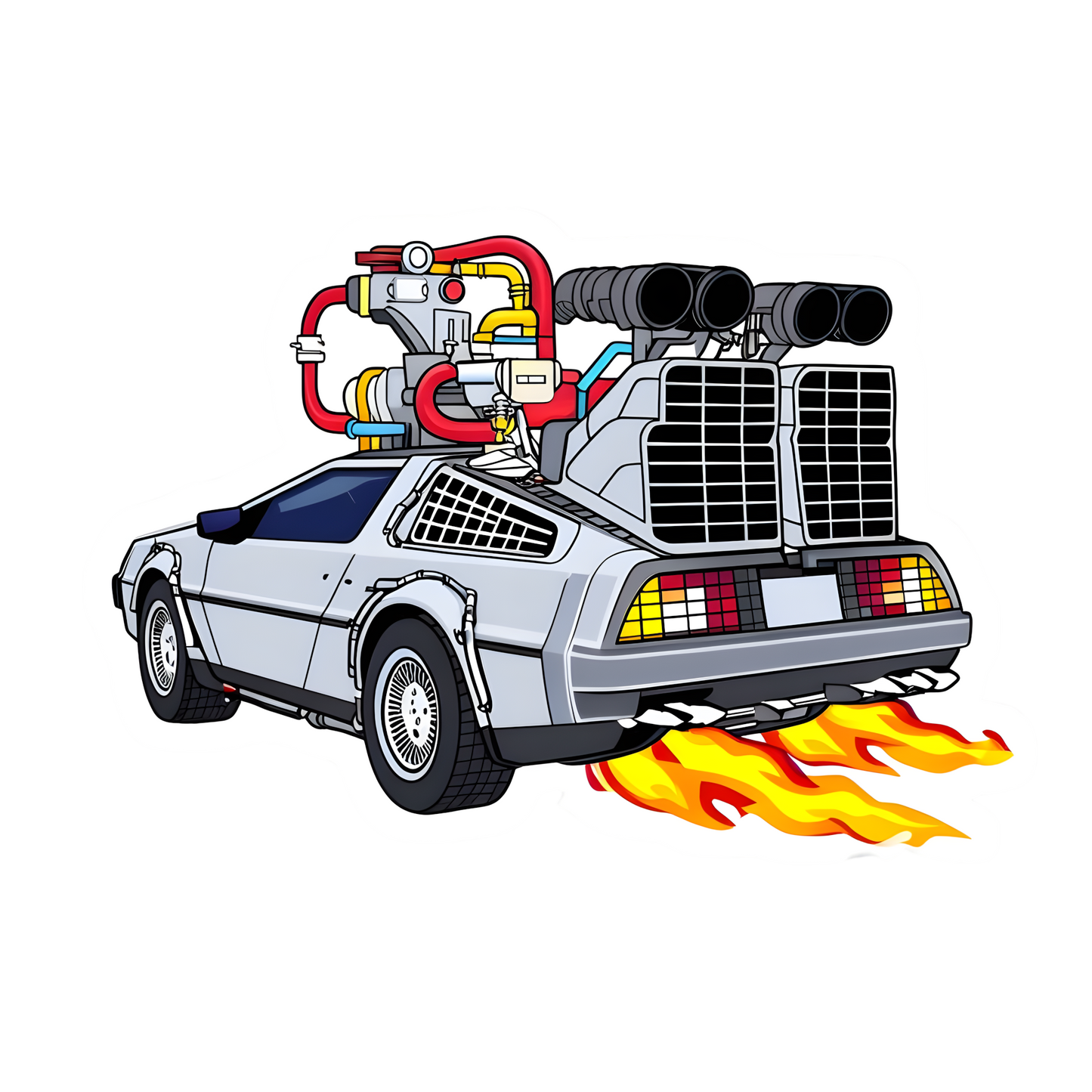 Back in time with this timeless Sticker