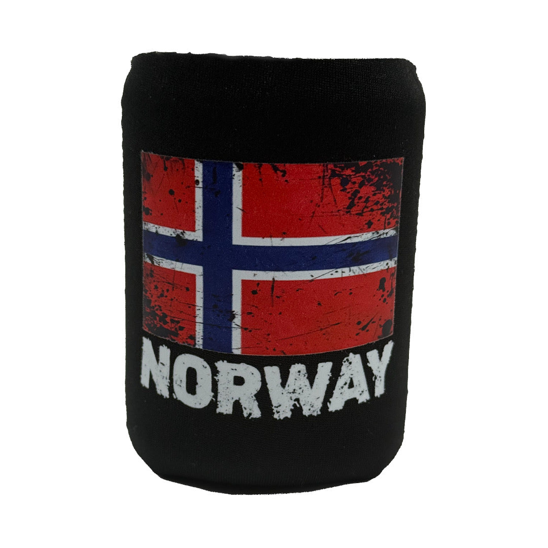 Norway Flag Neoprene Cooler for Standard 330ml Cans – Norse Pride