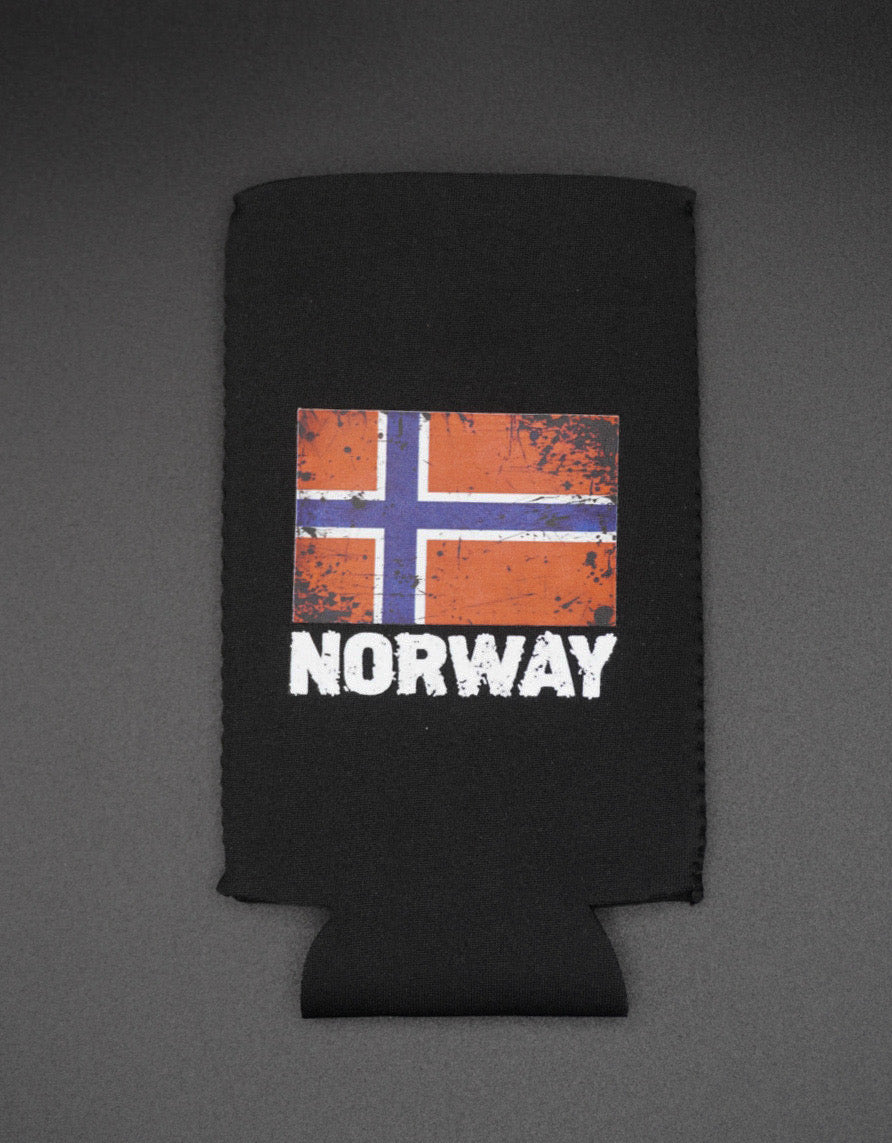 Norway Flag Neoprene Cooler for Bottles and Slim Cans – Norse Pride