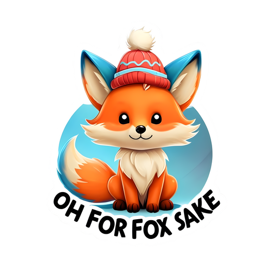 Oh for Fox Sake - Grappige schattige vossticker