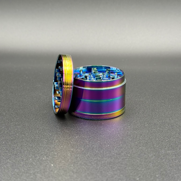 50mm Precision Herb Grinder - Zinc alloy