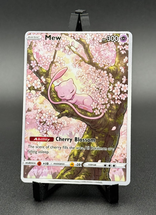 Mew "Sakura Dreams" – Premium Custom Art Card