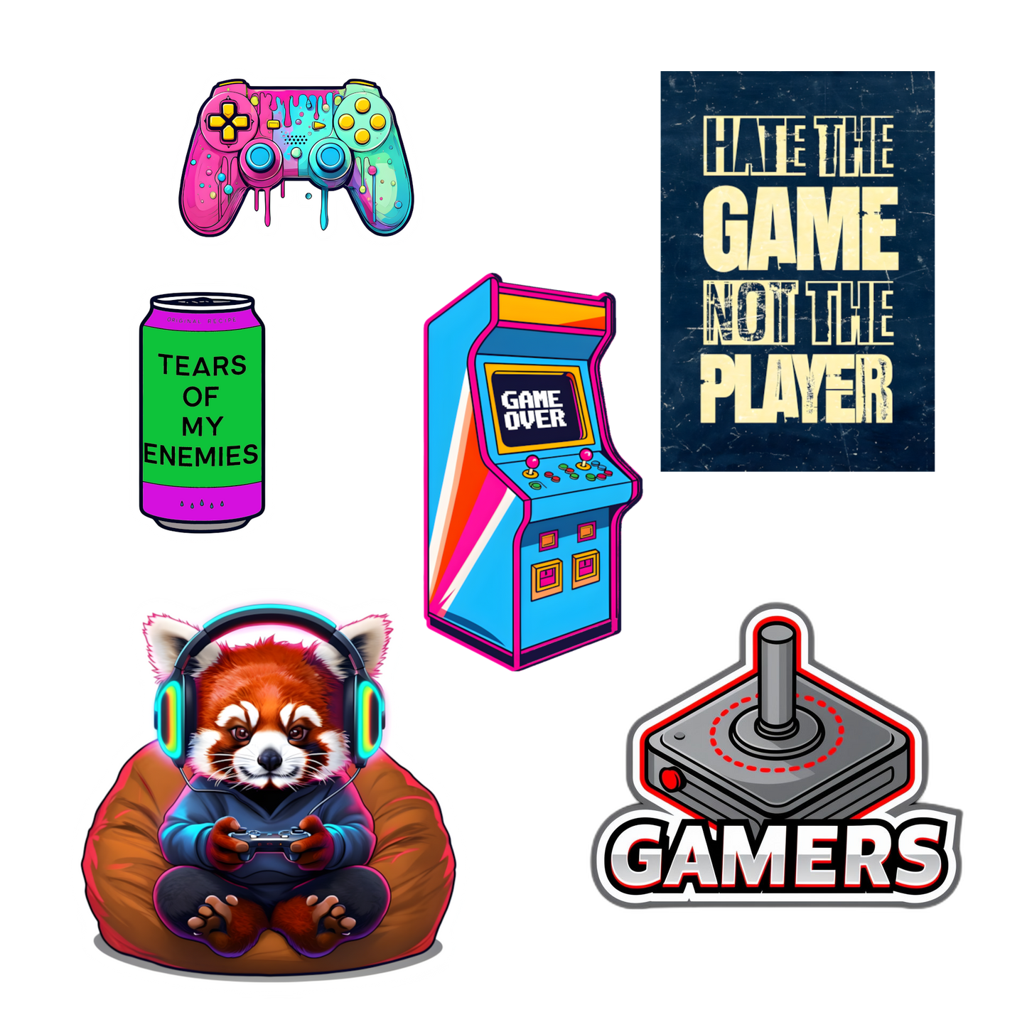 The Gamers' delight Sticker Bundle