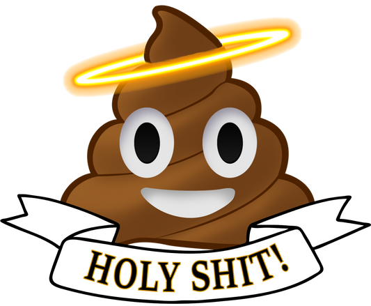 Holy Shit Emoji Sticker