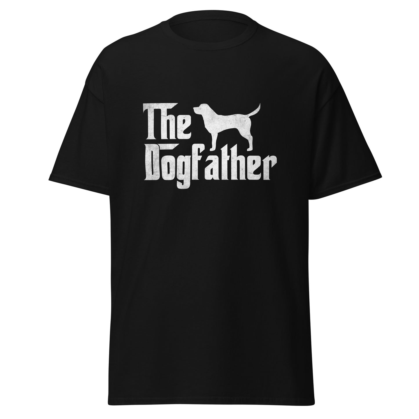 Das Dogfather Grafik-T-Shirt – Pate-Hommage Schwarzes T-Shirt
